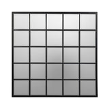 Blakely Square Wall Mirror Black - 100cm