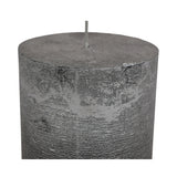Libra Black & Silver Ombre Pillar Candle - 10x10cm