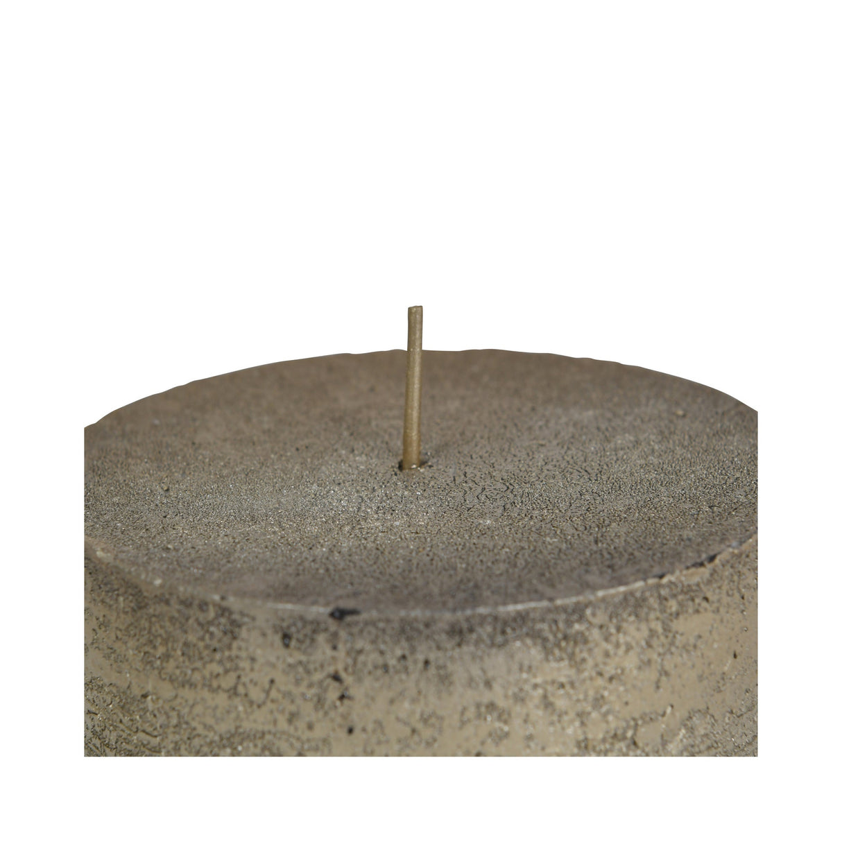 Libra Black & Gold Ombre Pillar Candle - 10x10cm