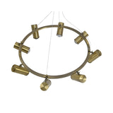 Stukely 8 Light Suspension - Brushed Brass