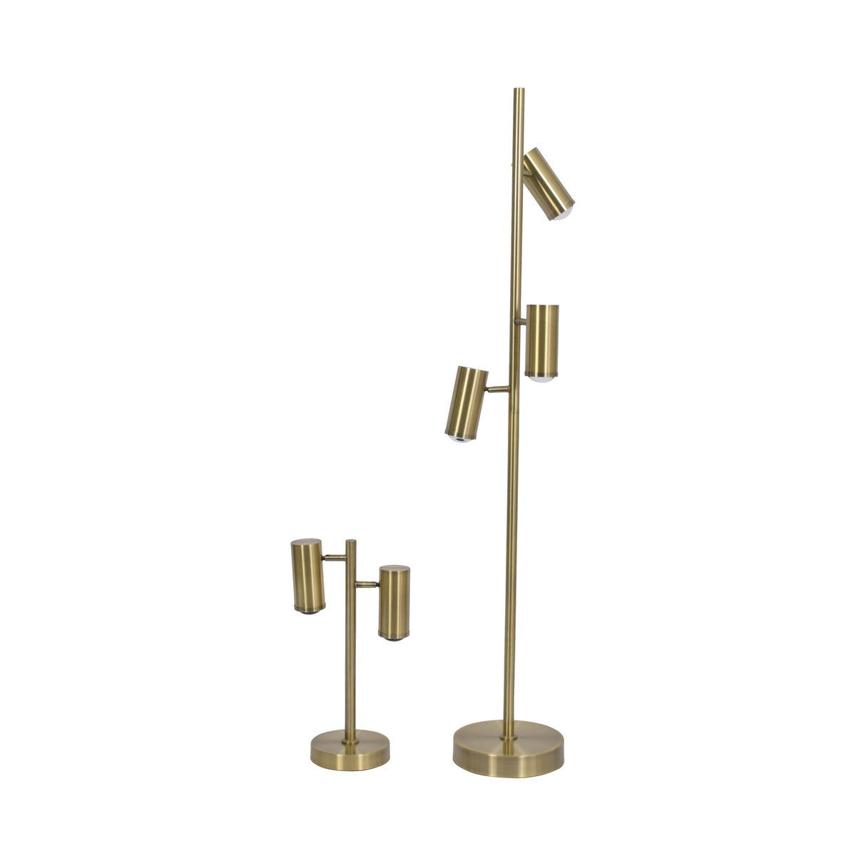 Stukely 2 Light Table Lamp - Gold