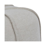 Seamed Fabric Button Stool - Oatmeal
