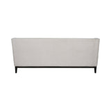 Theodore Buttoned 3 Seater Sofa - Ivory