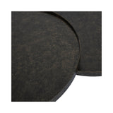 Sandbanks Set of 2 Iron Coffee Tables - Rustic Antique Gold