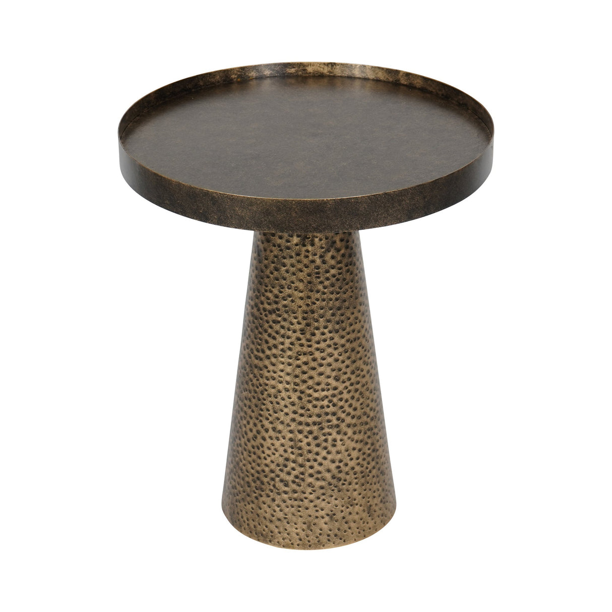 Sandbanks Iron Side Table - Rustic Antique Gold