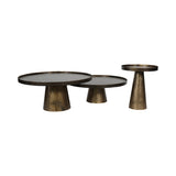 Sandbanks Iron Side Table - Rustic Antique Gold