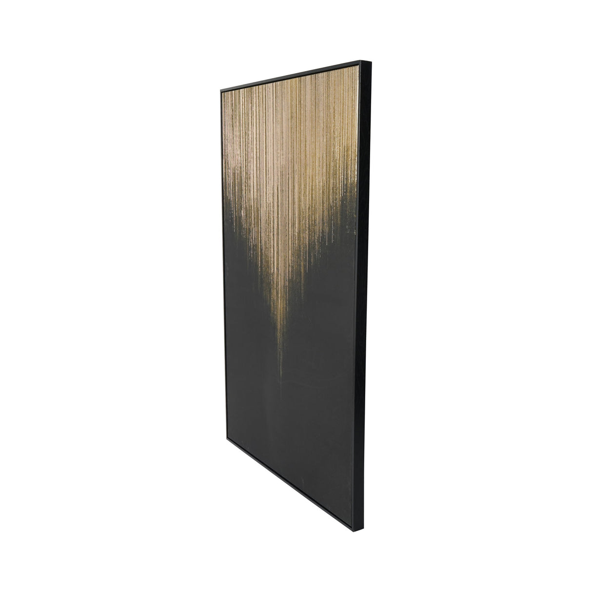 Golden Rain Foiled Framed Canvas - 100x140cm