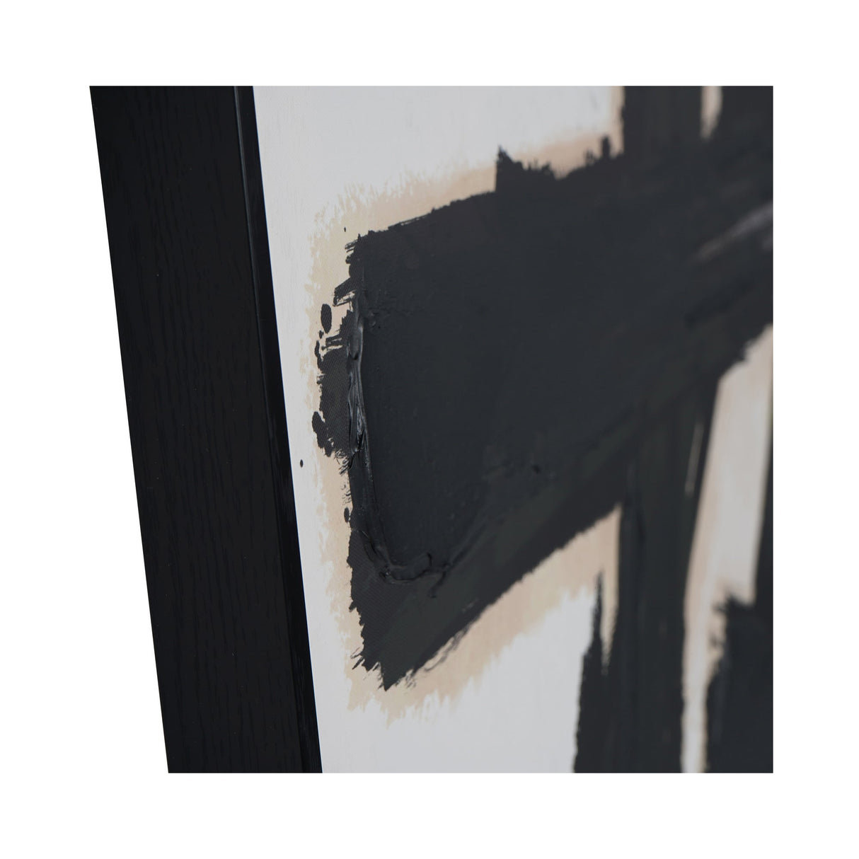 Impasto Brushstrokes Set of 2 Framed Canvases - 80x120cm