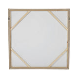 Golden Foiled Circles Framed Canvas - 100x100cm