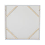 Golden Foiled Sunburst Framed Canvas - 100x100cm