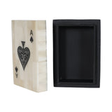 Chollerford Bone Inlay Card Box - Off White