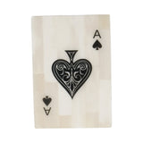Chollerford Bone Inlay Card Box - Off White