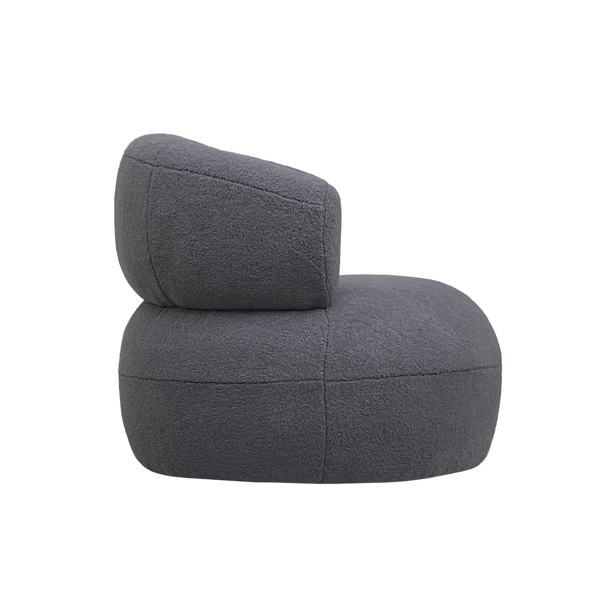 Luna Boucle Occasional Chair - Grey