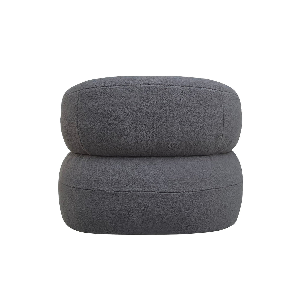 Luna Boucle Occasional Chair - Grey