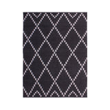 Laridel Jacquard Woven Charcoal & Ivory PET Rug - 160x230cm