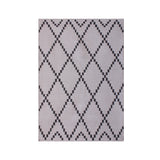 Laridel Jacquard Woven Charcoal & Ivory PET Rug - 160x230cm