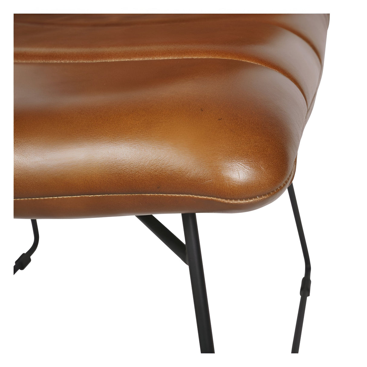 Arthur Leather Chair - Cognac Brown