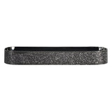 Dusky Finish Small Server - Black & Silver