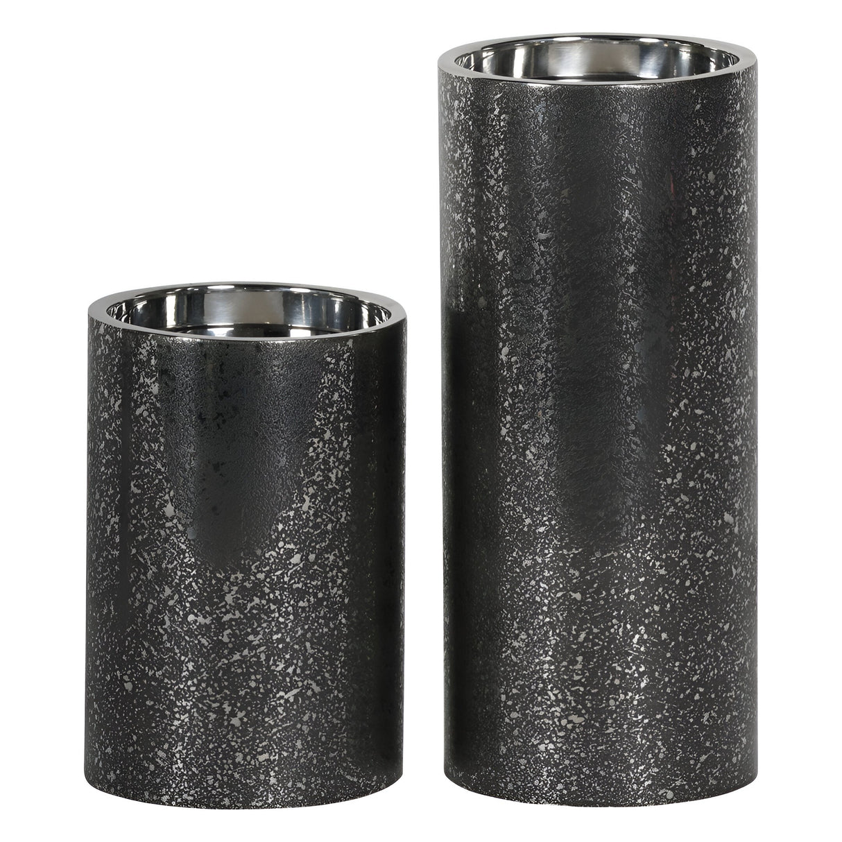Medium Pillar Candle Holder 23cm - Dusky Grey