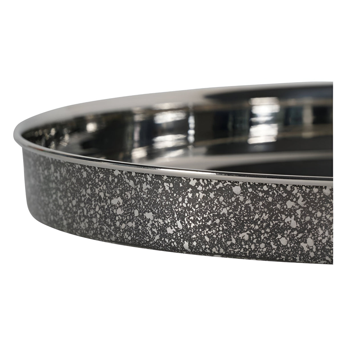 Round Bar Tray 34cm - Dusky Silver