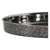 Round Bar Tray 34cm - Dusky Silver