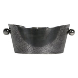 Oval Party Tub - Dusky Silver