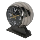 Aviation Small Mantel Clock 15cm - Black & Gold