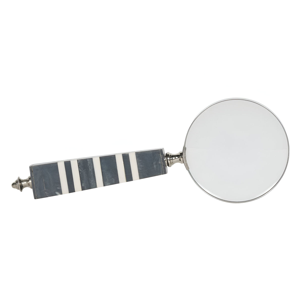 Peebles Magnifying Glass -Grey & White
