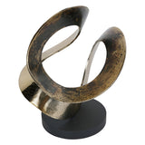Ribbon Knot Figurine With Black Wooden Base - 34.5cm