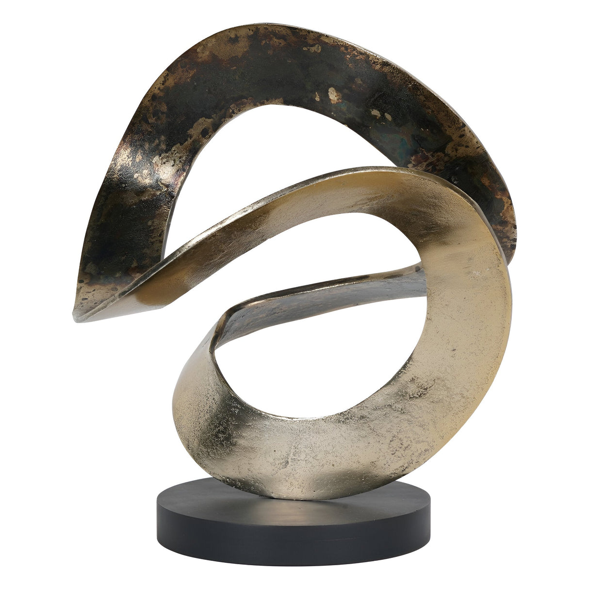 Ribbon Knot Figurine With Black Wooden Base - 34.5cm