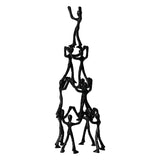 Tower Of Humans Black Figurine - 62cm