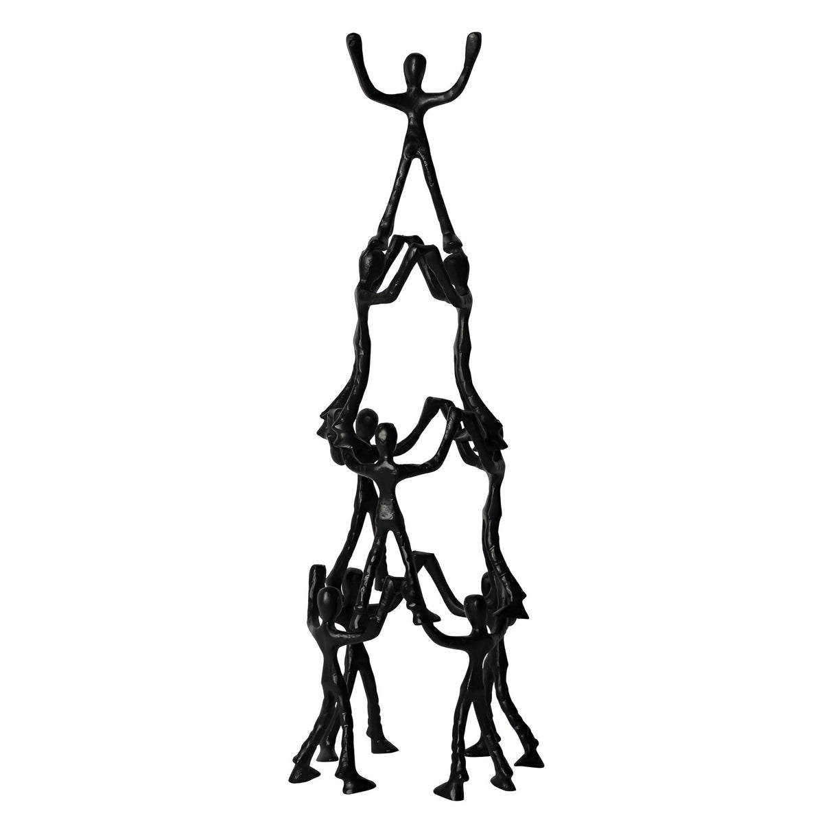 Tower Of Humans Black Figurine - 62cm
