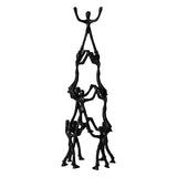 Tower Of Humans Black Figurine - 62cm