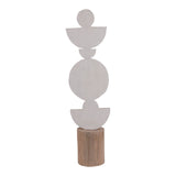 White Wooden Totem Small - 56cm