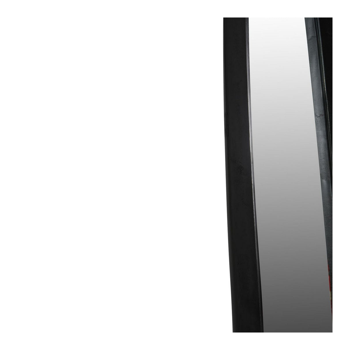 Lloyd Dark Graphite Skinny Aluminium Wall Mirror - 30x175cm