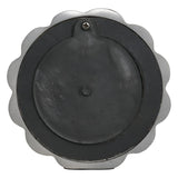 Curve Detail Mantel Clock - Satin Grey & White