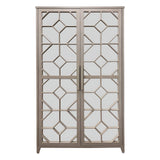 Campbell 2-Door Cabinet - Distressed Wood