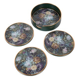 Laura Ashley Mathilde Set of 4 Coasters - Green