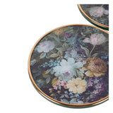 Laura Ashley Mathilde Set of 4 Coasters - Green
