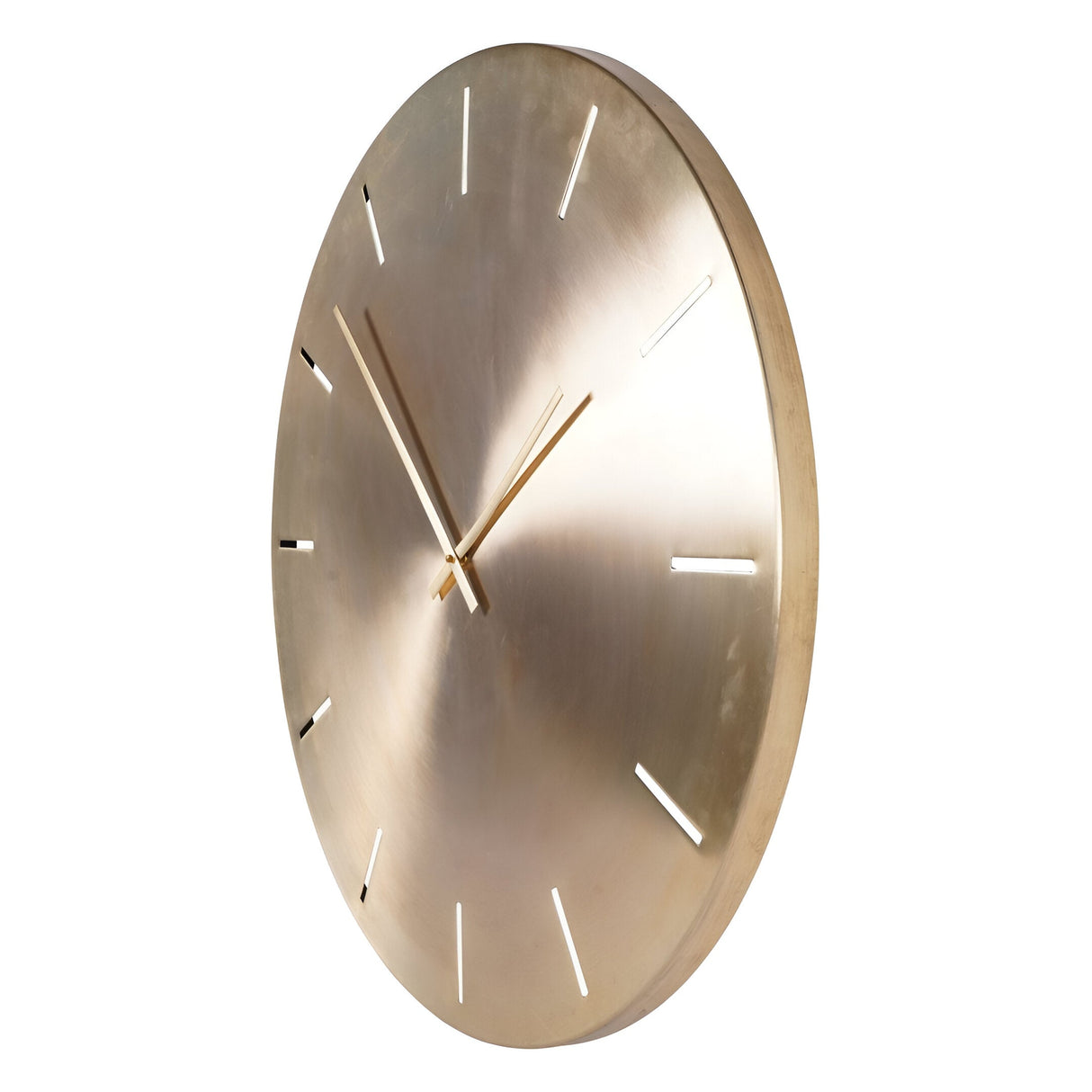 Santa Cruz Metal Wall Clock 76cm - Gold