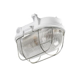 HERMI 25W E27 IP54 Bulkhead - White