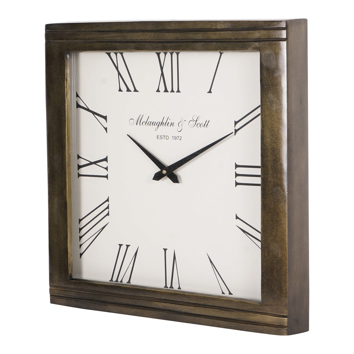Hornchurch Wall Clock 38cm - Burnished Brass
