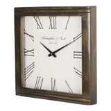 Hornchurch Wall Clock 38cm - Burnished Brass