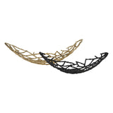 Twig Large Oval Bowl - Gold
