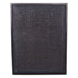 Trenton Papier Mache 1 Large Black Wall Art - 100x130cm