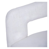 Fully Upholstered Slub Chair - Ivory