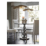 Goan Medium Solid Candle Holder - Beige