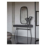 Bronks Acacia Console Table With Two Drawers - Black