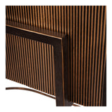 Hunter Console Table - Corrugated Gold