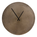 Textured Wall Clock - Champagne Gold